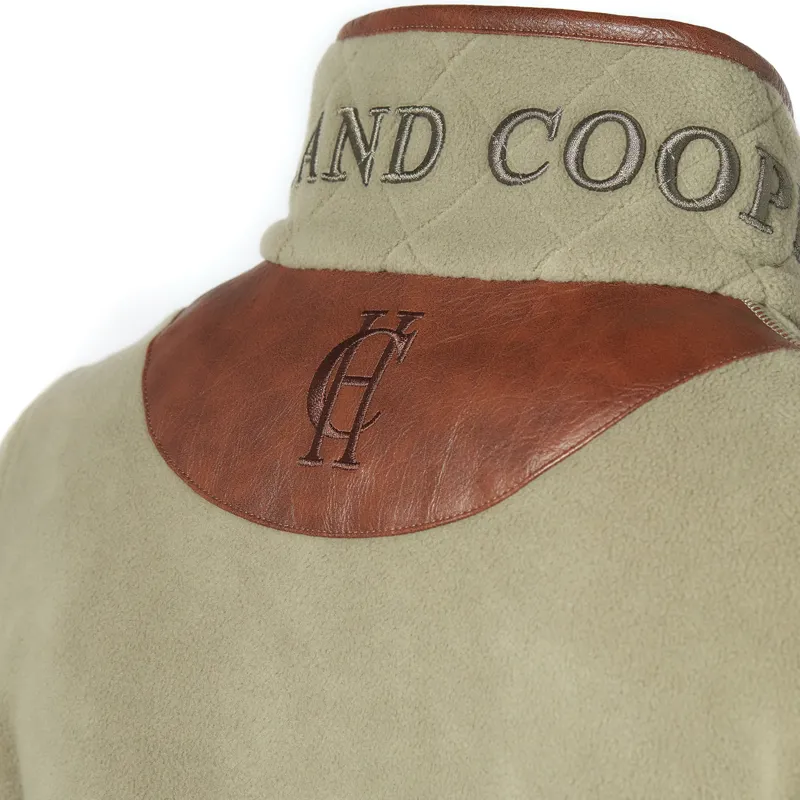 Holland Cooper Country Fleece Quarter Zip - Sage-4